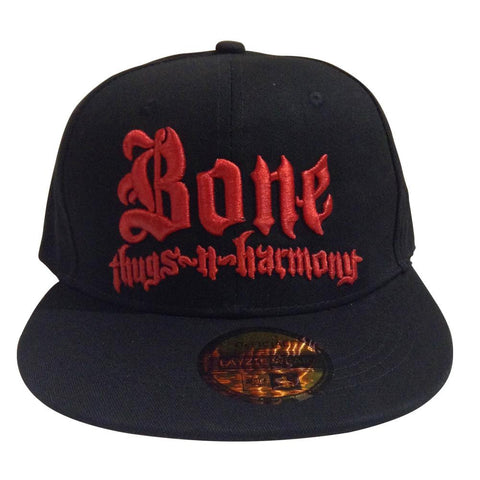 Bone Thugs n Harmony Red Logo Black Snapback - LayzieGear.com