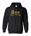 authentic bone thugs n harmony hoodie with gold logo official