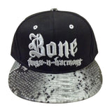 Python Brim Silver Bone Thugs n Harmony Snapback - LayzieGear.com
