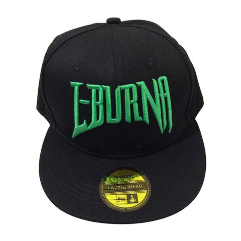 L-Burna Green Embroidered Snapback - LayzieGear.com