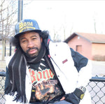 Bone Thugs n Harmony Black PU Gold Snapback
