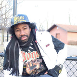 Bone Thugs n Harmony Black PU Gold Snapback