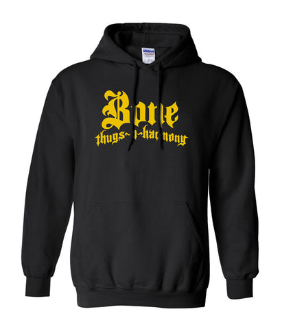 Bone Thugs n Harmony Hoodie Black w Yellow Logo