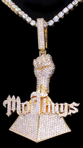 Mo Thugs Gold Diamond Pendant