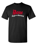 Authentic Bone Thugs n Harmony Black T-Shirt | Choose Color Logo Red/White M - LayzieGear.com