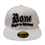 Bone Thugs n Harmony Black Logo White Snapback - LayzieGear.com
