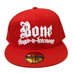 Bone Thugs n Harmony Red Snapback White Logo - LayzieGear.com