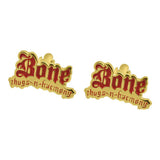 Bone Thugs n Harmony Cufflinks with Box Assorted. May be Gold or Silver with a Red or Black logo. - LayzieGear.com