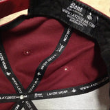 "Cleveland" Bone Thugs n Harmony Burgundy/Gold Snapback - LayzieGear.com