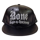 Bone Thugs n Harmony Black PU Silver Snapback - LayzieGear.com