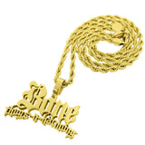 FREE Bone Thugs n Harmony Medium Pendant Chain Set Yellow Gold - LayzieGear.com