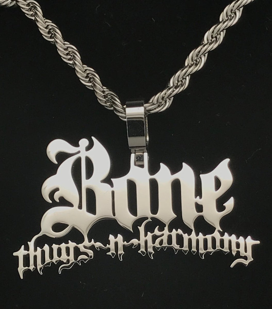 Bones Rapper Chain Bone Thugs n Harmony Medium Pendant Chain Set – LayzieGear.com
