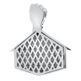 Harmony Howse Rhodium Bling Bling Pendant Pendant Only - LayzieGear.com