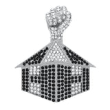 Harmony Howse Rhodium Bling Bling Pendant Pendant Only - LayzieGear.com