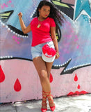 Red w/ 'Crocodile' White Brim Bone Thugs n Harmony Snapback - LayzieGear.com