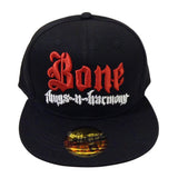Red & White Bone Thugs n Harmony Black Snapback - LayzieGear.com