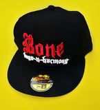 Red & White Bone Thugs n Harmony Black Snapback - LayzieGear.com